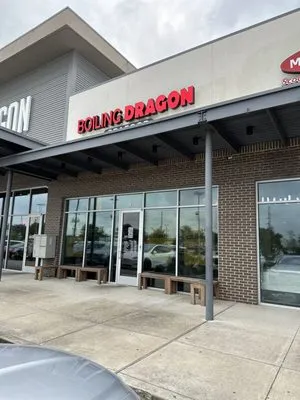 Inside Boiling Dragon restaurant in Pearland, TX